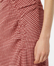 Structured Gingham Midi Dress