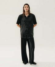 Bias Cut Black Pants