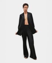 Bias Cut Black Pants