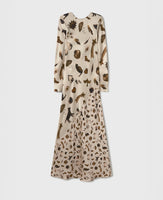 Full Sleeve Bias Miracles Hazelnut Dress