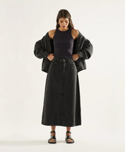 Ruby Maxi Aged Black Skirt