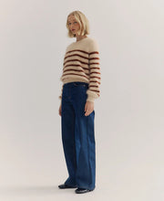 Tara Crew Neck Stripe Knit