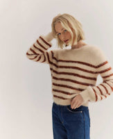 Tara Crew Neck Stripe Knit