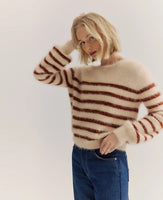 Tara Crew Neck Stripe Knit