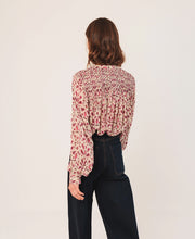 Printed Smocked Top