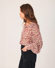Printed Smocked Top