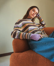 Round Neck Stripe Knit