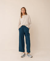 Poplin Crop Pant