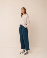 Poplin Crop Pant