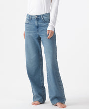 Olive Mid Rise Slouchy Marina Mid Blue Jean