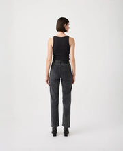 Zoe High Rise Straight Ink Jean
