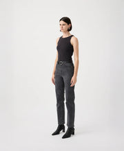 Zoe High Rise Straight Ink Jean