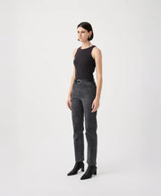 Zoe High Rise Straight Ink Jean