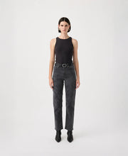 Zoe High Rise Straight Ink Jean