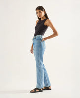 Zoe High Rise Straight Cadence Blue Jean