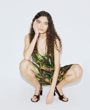 Scoop Neck Bug Camo Dress