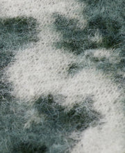 Jacquard Crew Neck Cardigan