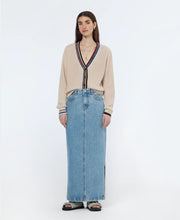 Stripe Trim Cardigan