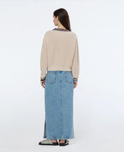 Stripe Trim Cardigan