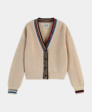 Stripe Trim Cardigan