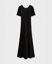 Bias Black SS Dress