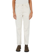 Zoe High Rise Straight Crop Ecru Jean