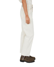 Zoe High Rise Straight Crop Ecru Jean