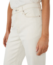 Zoe High Rise Straight Crop Ecru Jean