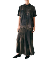 Long Bias Cute Smoke Skirt