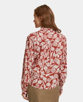 Printed Balloon Sleeve Shirt