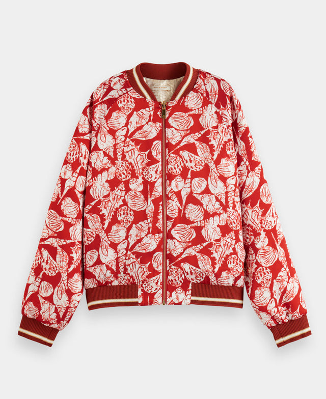 Printed Reversible Bomber Jacket