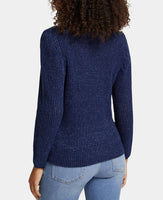 Puffed Sleeved Knit Pullover