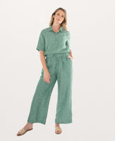 Wide Leg Linen Pant