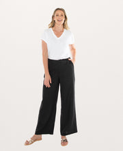 Fly Front Linen Pant