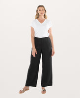 Fly Front Linen Pant