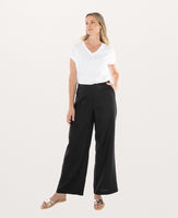 Fly Front Linen Pant