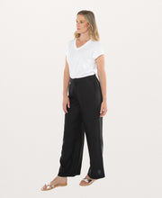 Fly Front Linen Pant