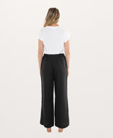 Fly Front Linen Pant