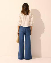 Leigh Mid Rise Wide Leg Pant