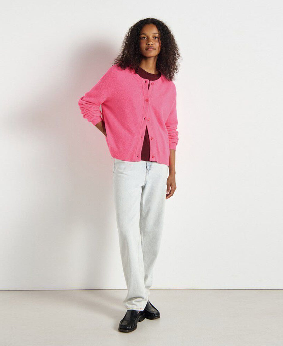 Dam Round Neck Cardigan