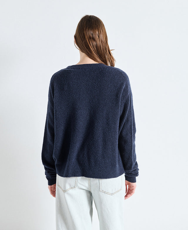 Dam Round Neck Cardigan