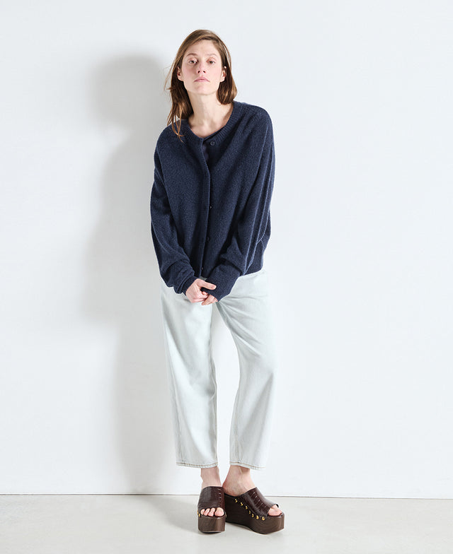 Dam Round Neck Cardigan