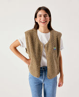 Hok Shearling Effect Vest