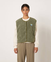 Hok Shearling Effect Vest