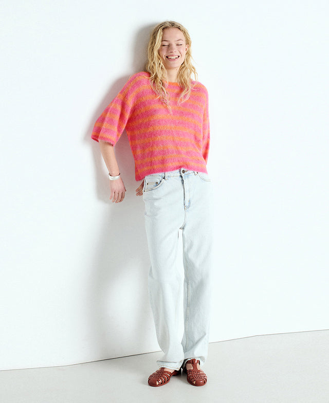 Nen Round Neck Knitted Tee