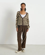 Nen Striped V-Neck Cardigan
