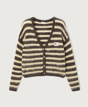 Nen Striped V-Neck Cardigan