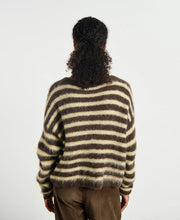 Nen Striped V-Neck Cardigan