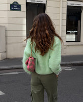 Nib Round Neck Knit