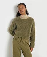 Nib Round Neck Knit